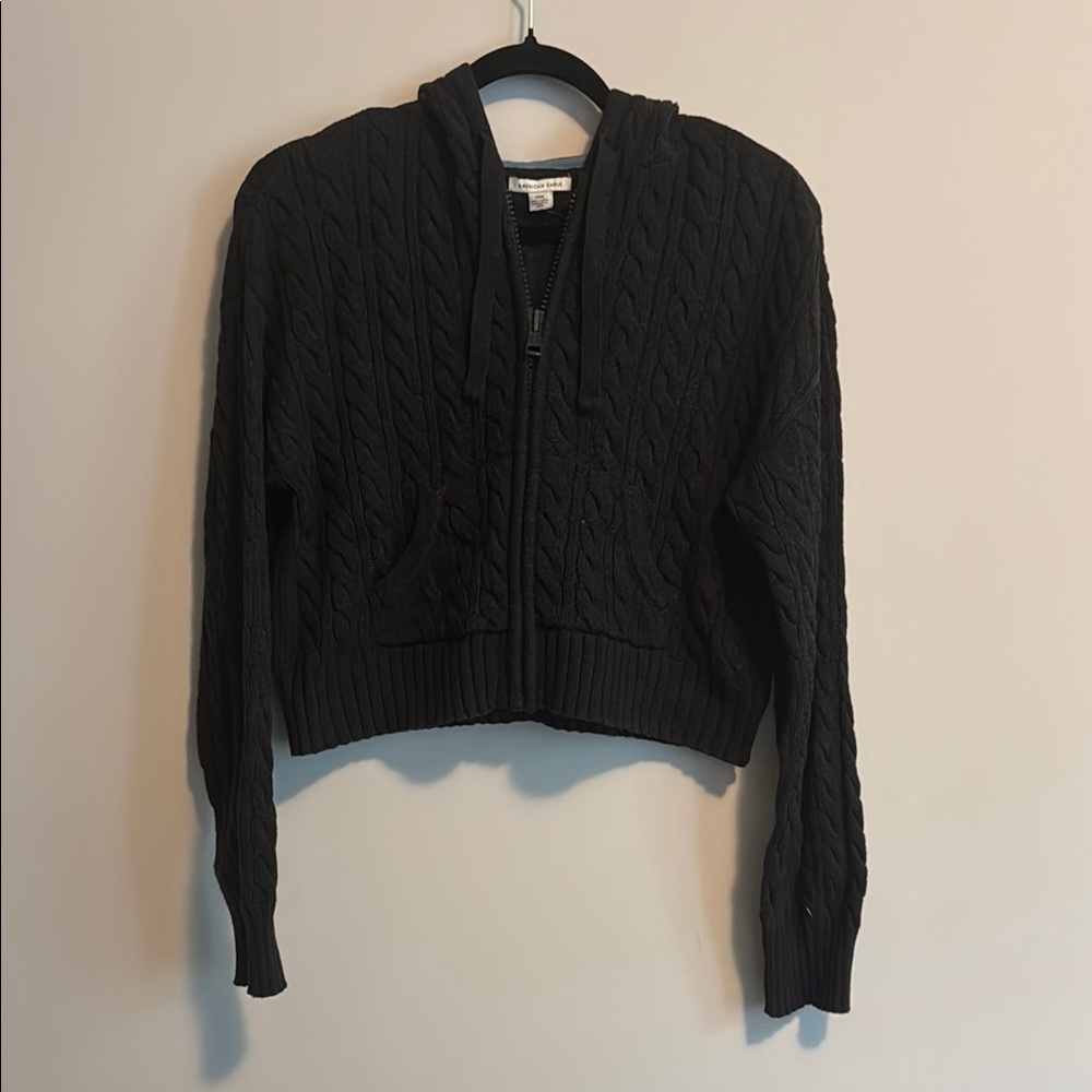 AE Cropped Zip Up Size L